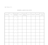 헌법재판소 송달문서 접수처리부 헌법재판소 송달문서 접수처리부